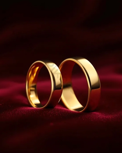 Classic Gold Couple Rings