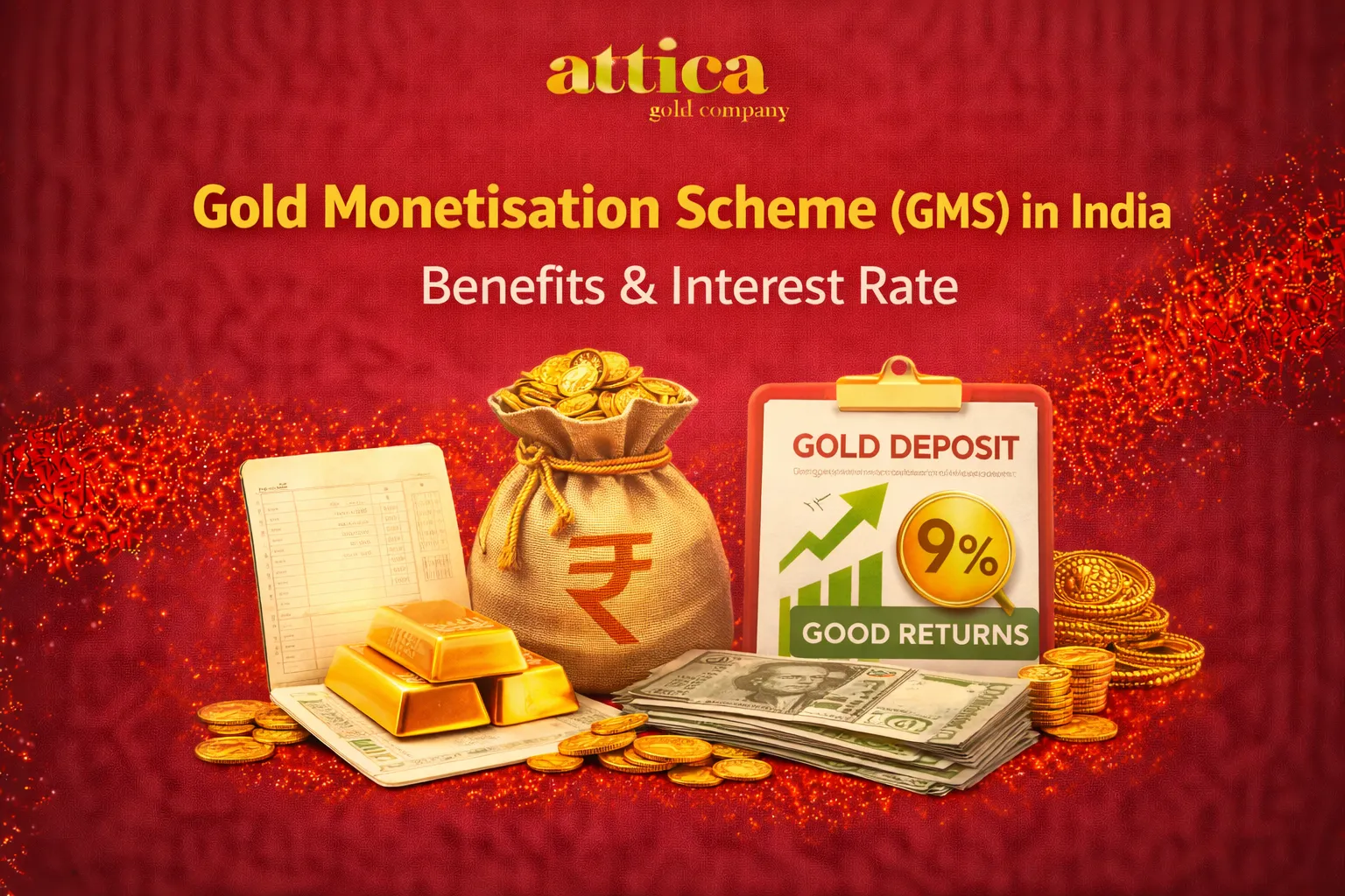 Gold Monetisation Scheme (GMS) in India Benefits & Interest Rate