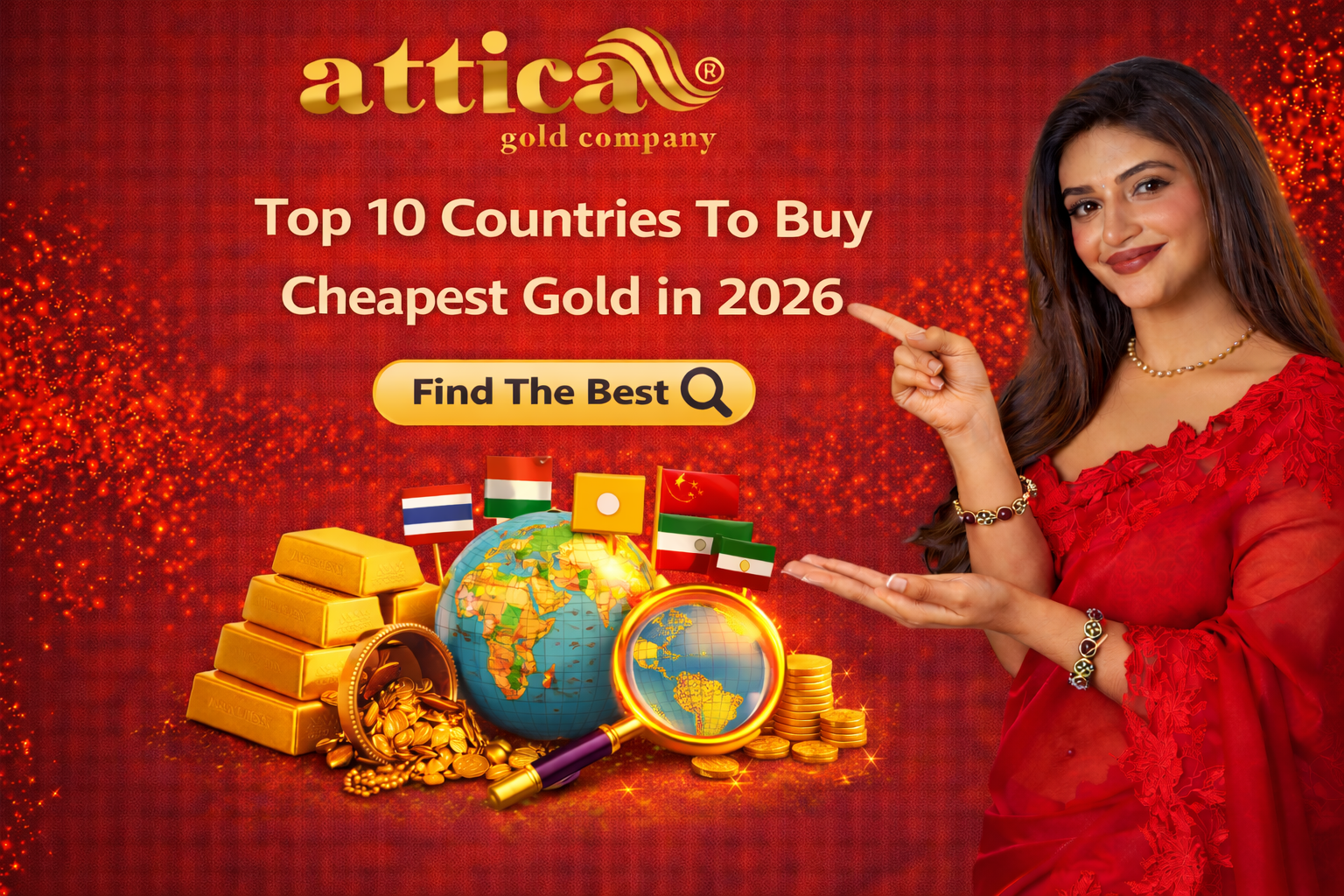 Top 10 Countries To Buy Cheapest Gold in 2026