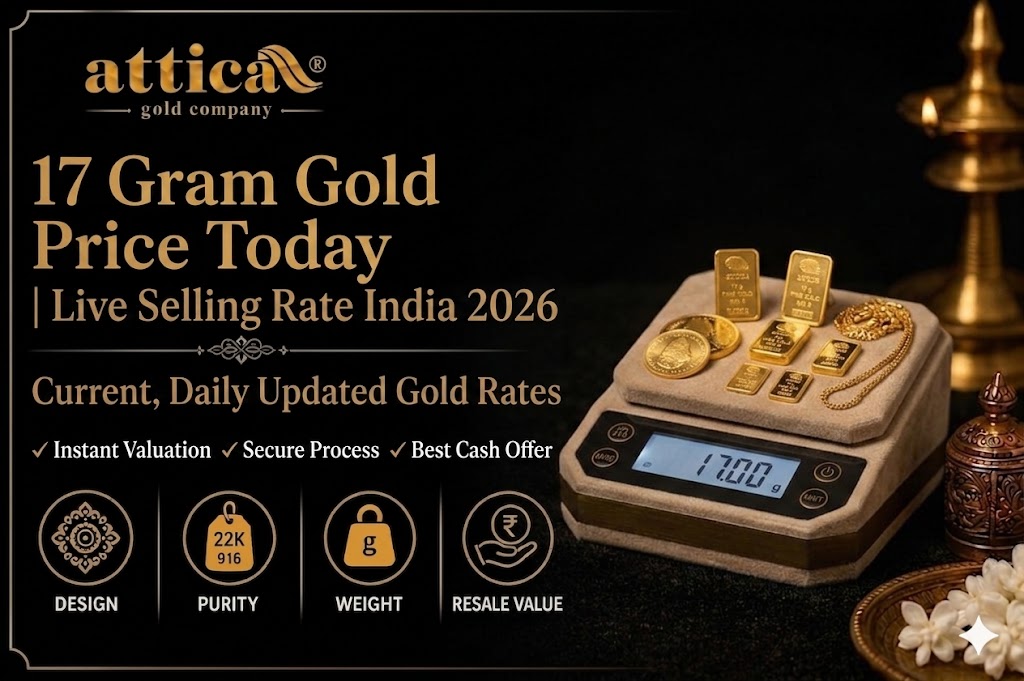 17 Gram Gold Price Today | Live Selling Rate India 2026