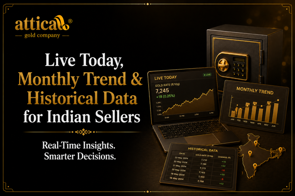 Live Today, Monthly Trend & Historical Data for Indian Sellers