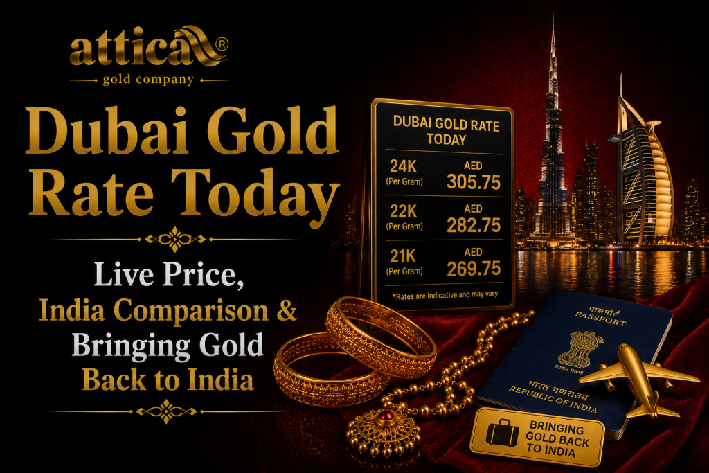Dubai Gold Rate Today Live Price, India Comparison & Bringing Gold Back to India