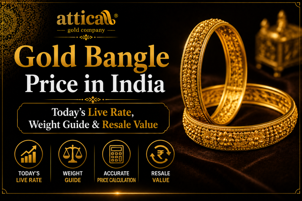 Gold Bangle Price in India Today's Live Rate, Weight Guide & Resale Value