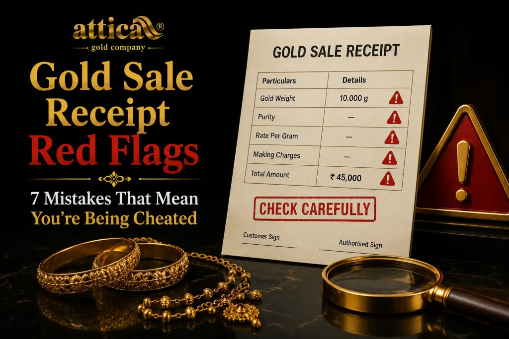 Gold Sale Receipt Red Flags 7 Mistakes That Mean You’re Being Cheated