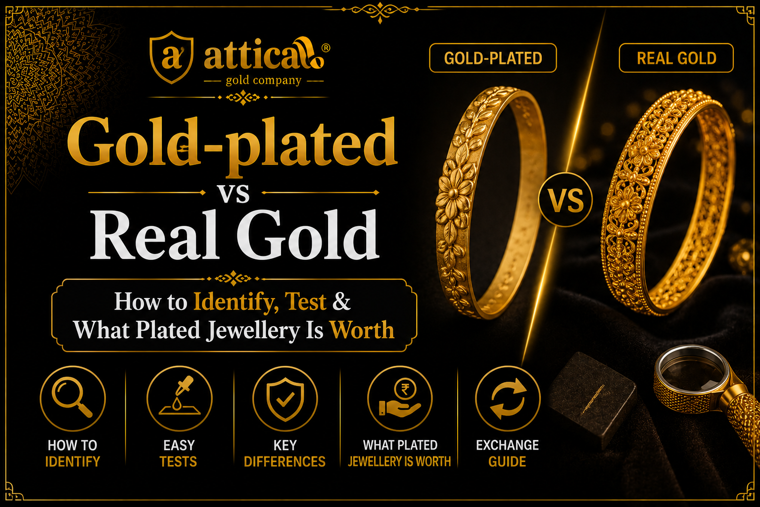 Gold plated vs Real Gold How to Identify, Test & What Plated Jewellery Is Worth