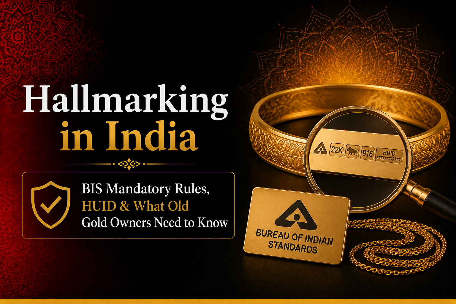 Hallmarking in India BIS Mandatory Rules, HUID & What Old Gold Owners Need to Know