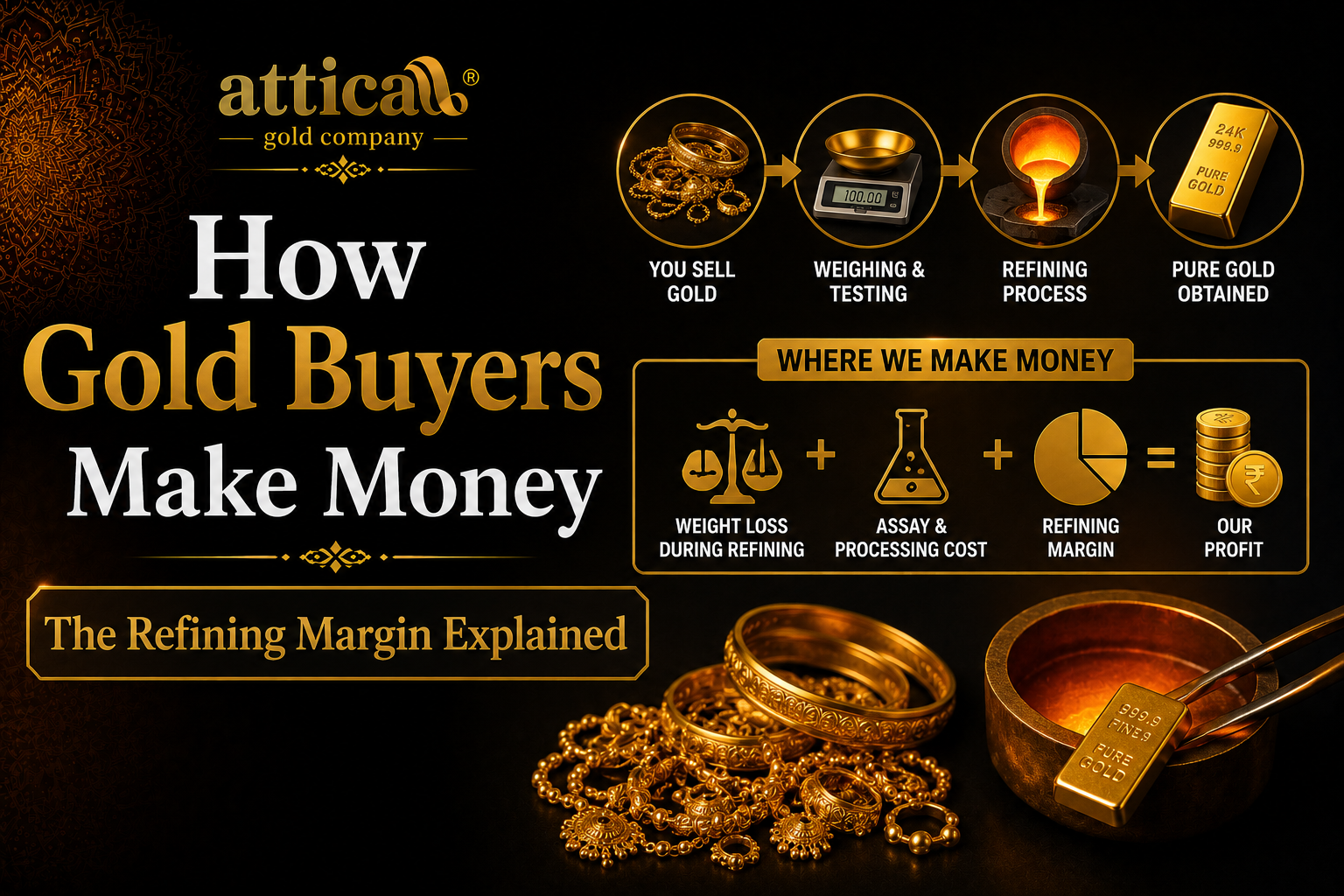 How Gold Buyers Make Money The Refining Margin Explained