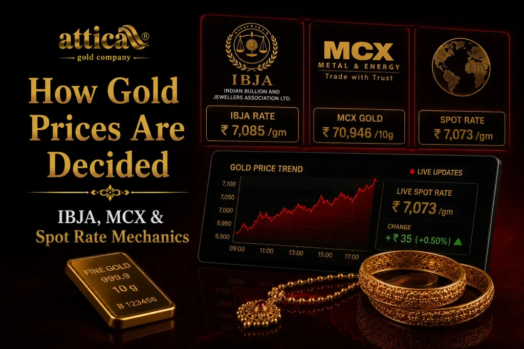 How Gold Prices Are Decided IBJA, MCX & Spot Rate Mechanics
