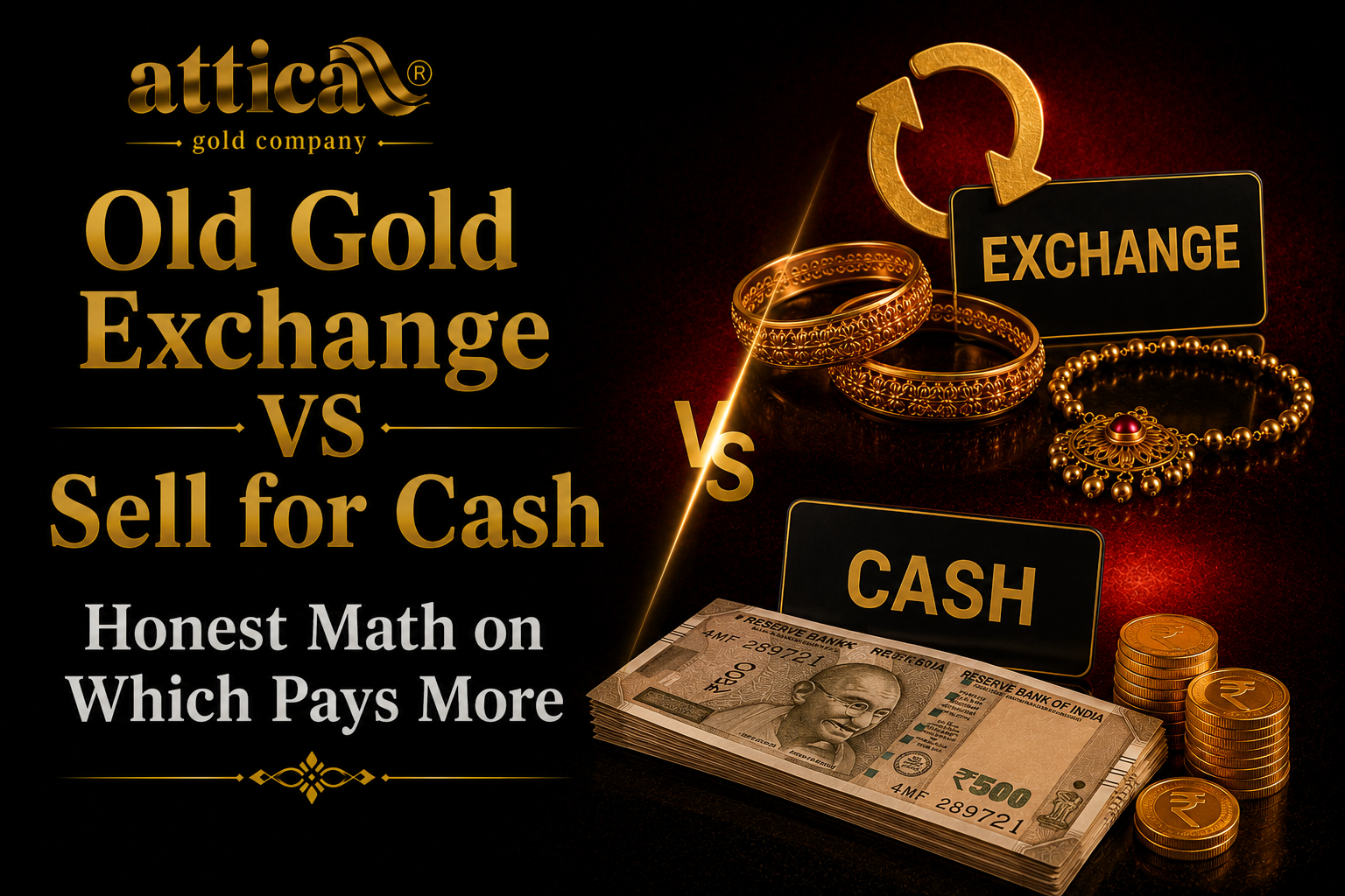 Old Gold Exchange vs Sell for Cash Honest Math on Which Pays More