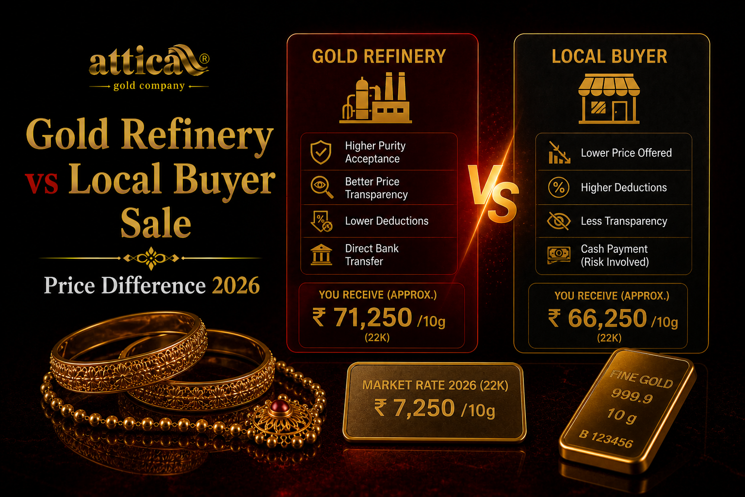 Refinery Sale vs Local Buyer Sale Process & Price Difference