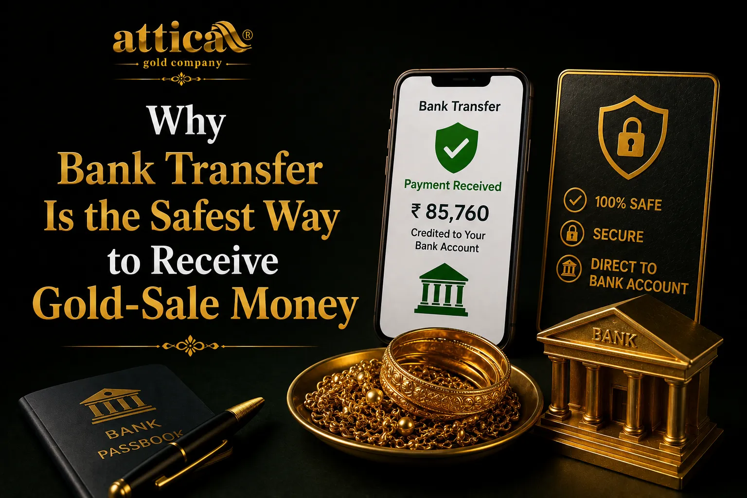 Why Bank Transfer Is the Safest Way to Receive Gold Sale Money