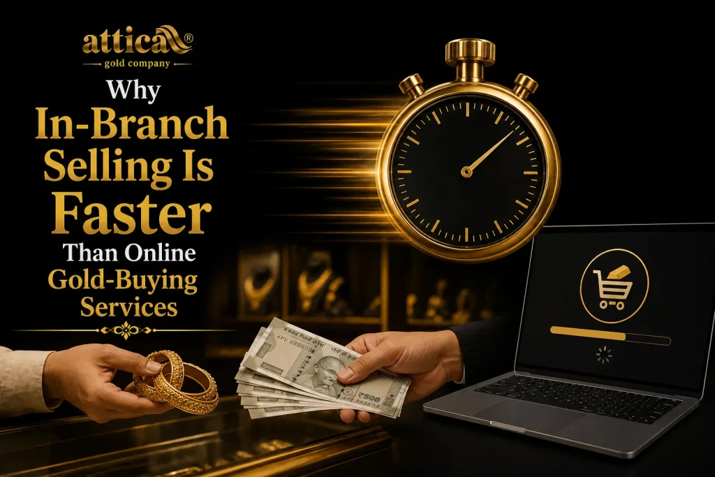 Why In Branch Selling Is Faster Than Online Gold Buying Services