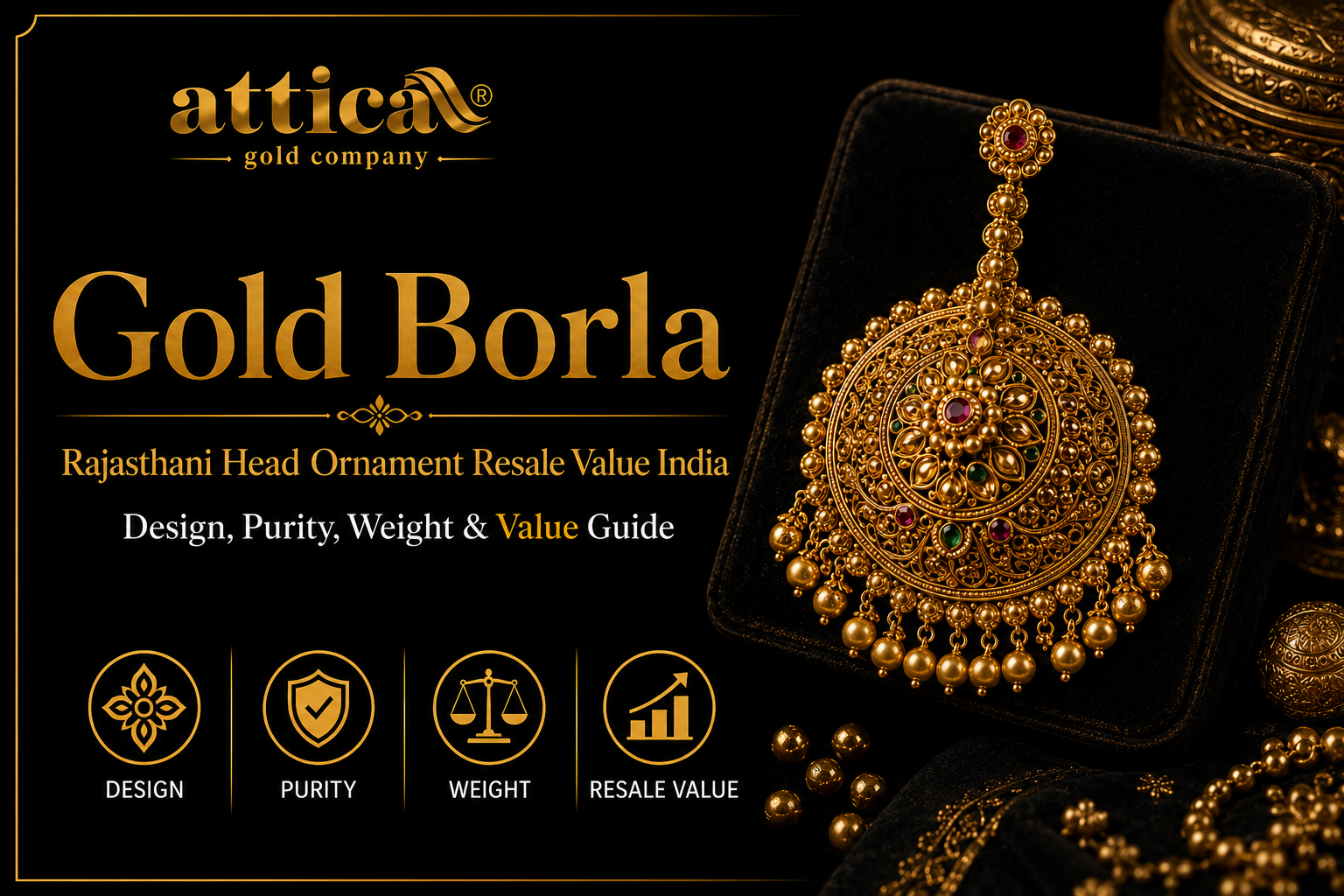 Gold Borla | Rajasthani Head Ornament Resale Value India