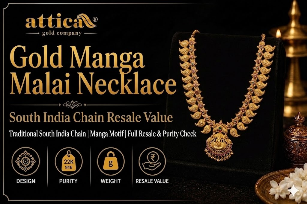 Gold Manga Malai Necklace | South India Chain Resale Value