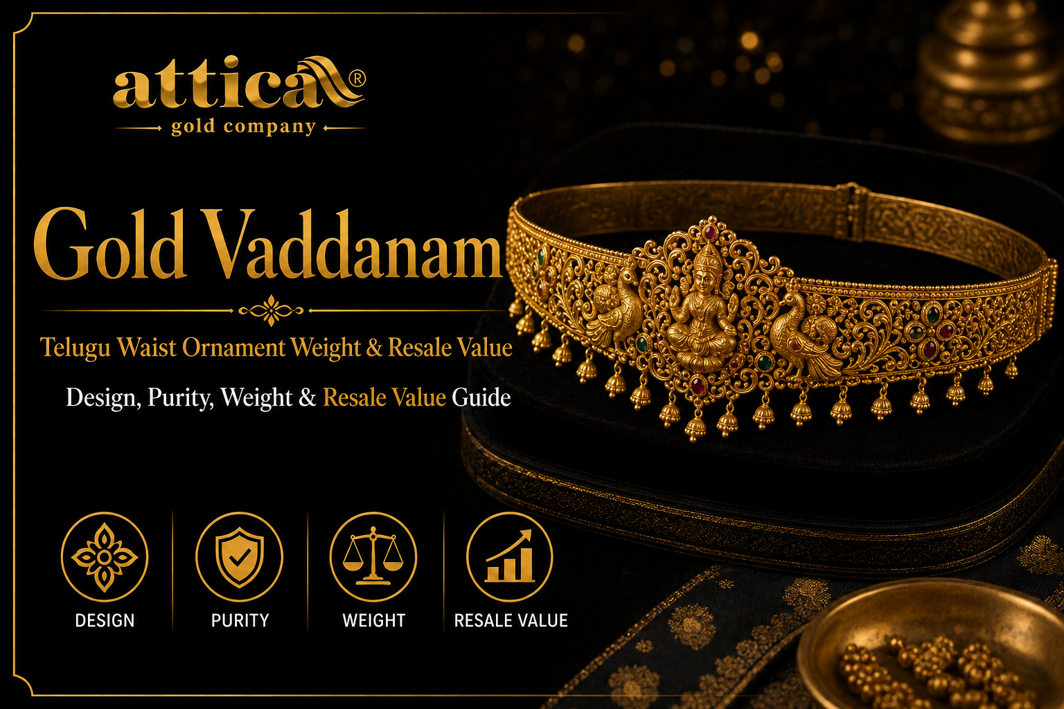 Gold Vaddanam | Telugu Waist Ornament Weight & Resale Value