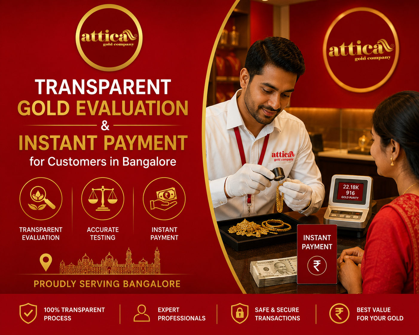 Best Gold Buyers in Bangalore – Why Thousands Trust Attica Gold Company