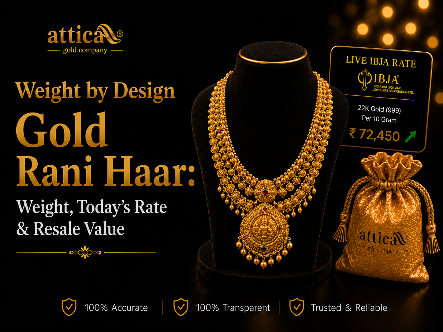 Gold Rani Haar: Weight, Today’s Rate & Resale Value