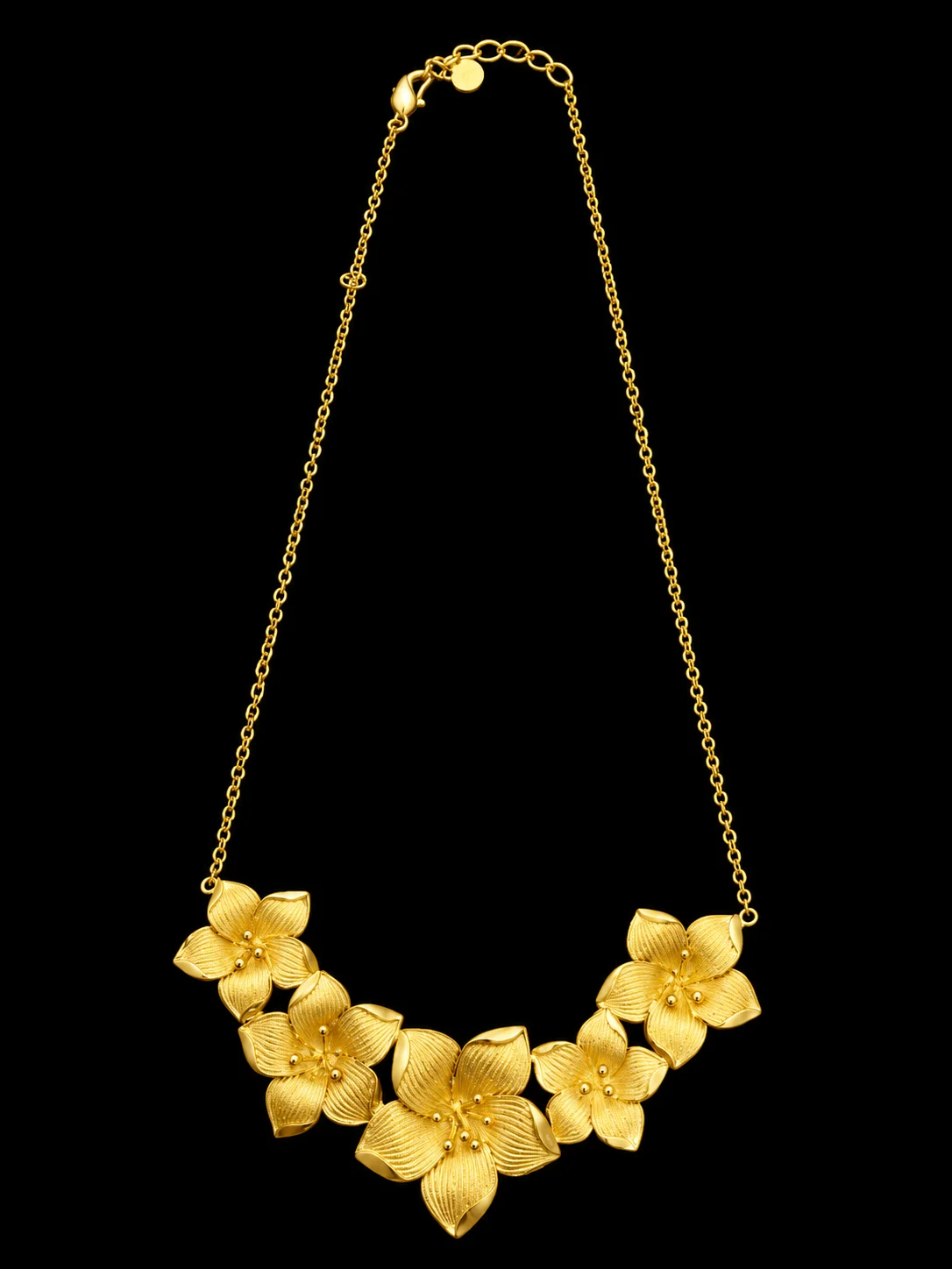 Golden Floral Necklace