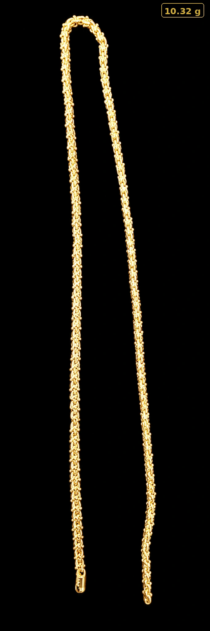 Classic Singapore Twist Gold Chain