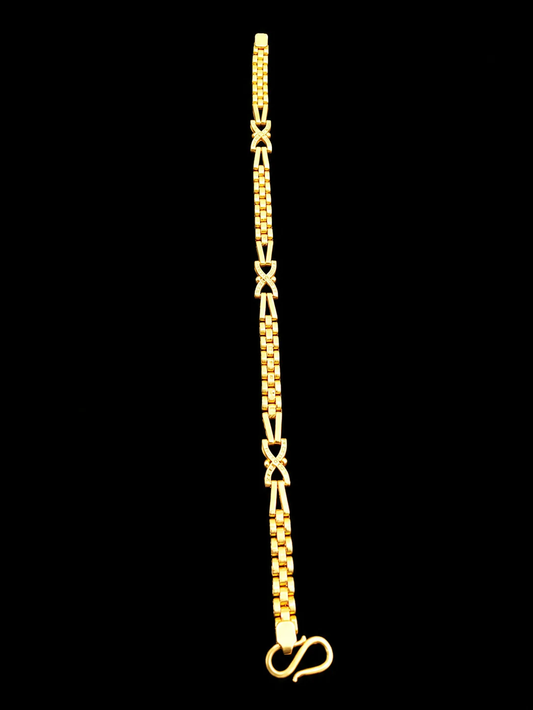 Golden X-Link Bracelet