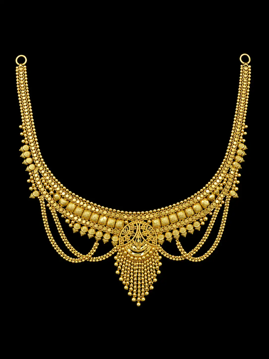 Ornate Gold Filigree Necklace