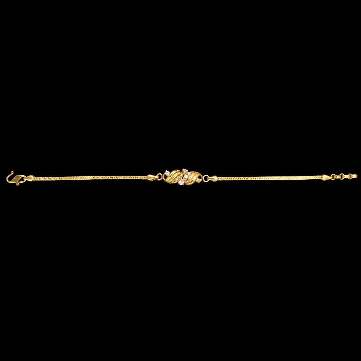 Intertwined Gold Bracelet